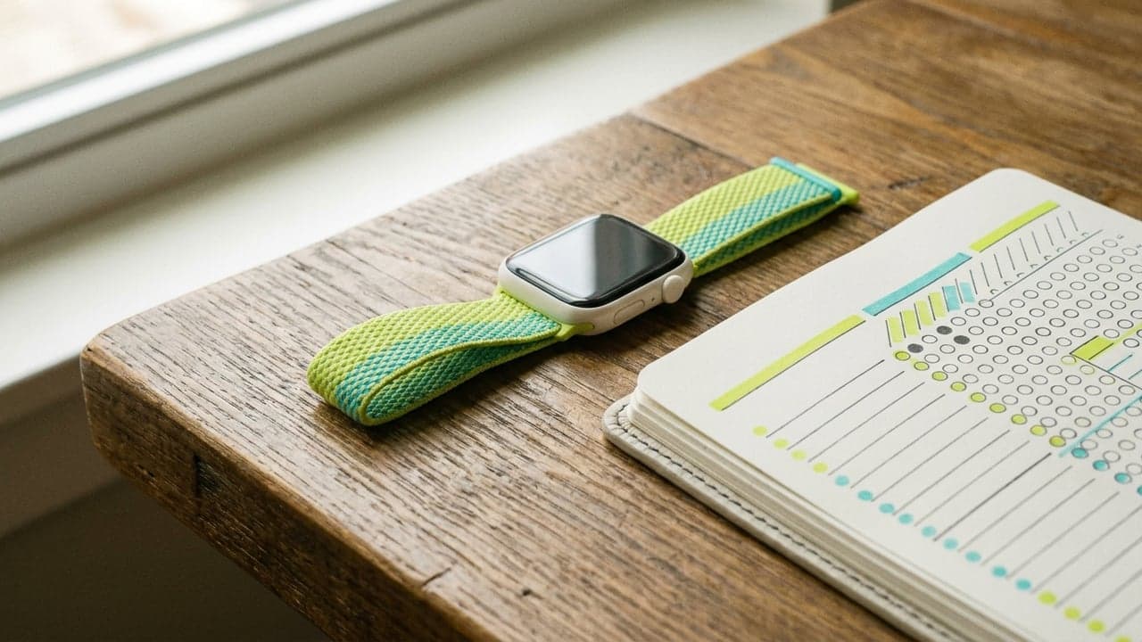 Wearable junto a un registro diario de hábitos